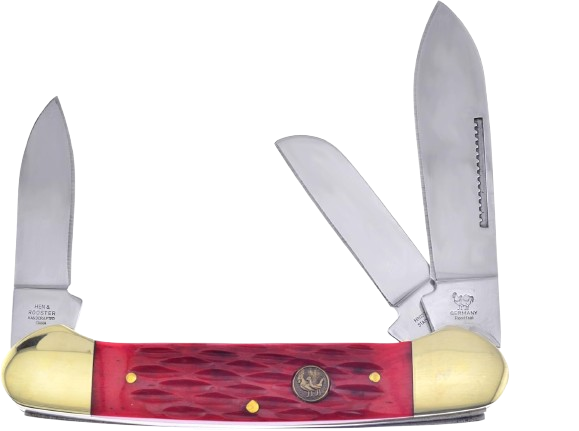 International Pocket Knife HRI353S-RPB Large Canoe